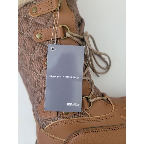 PACIFIC MOUNTAIN Whiteout 3M Thinsulate Quilted Winter Boots Women's Sz 6 NWOB - Picture 7 of 11